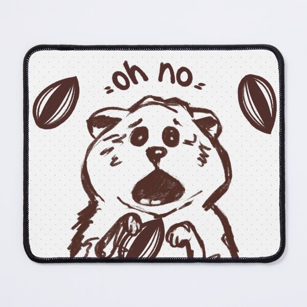 Item preview, Funny Oh No Hamster – Relatable Anxiety Meme designed and sold by Pryhozha.