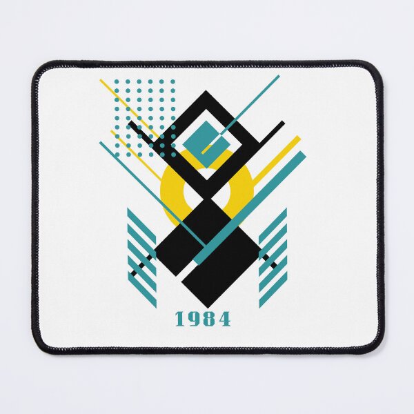 Item preview, Retro 1984 Geometric Design – Vintage 80s Abstract Graphic T-Shirt designed and sold by Aura Design.