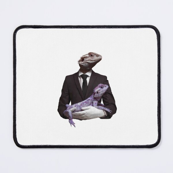 Item preview, Surreal Bearded Dragon Portrait Abstract Art designed and sold by OzzFrequency.