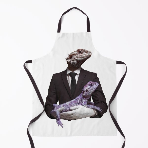 Item preview, Surreal Bearded Dragon Portrait Abstract Art designed and sold by OzzFrequency.