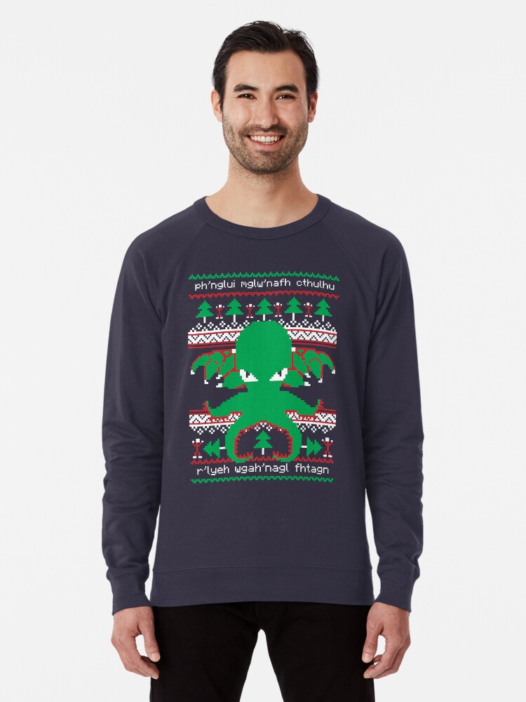 lovecraft christmas sweater