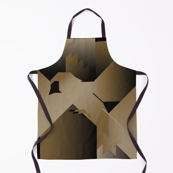 Item preview, Geometric Shape Abstract Sparrow, Neutral color Flying Bird. designed and sold by PrimitiveTees.