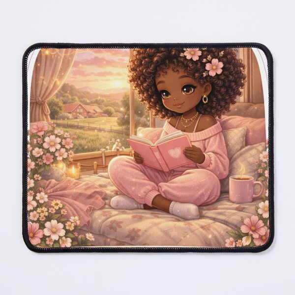 Item preview, Escaping on Purpose| Cozy Reading Aesthetic | Self Care Book Lover Cute Illustration designed and sold by PrincSaraStudio.