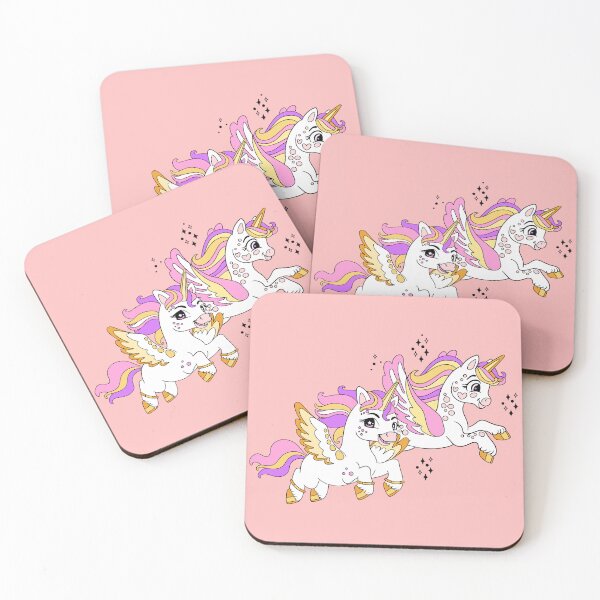 Item preview, Cute flying unicorns designed and sold by Alinart16.