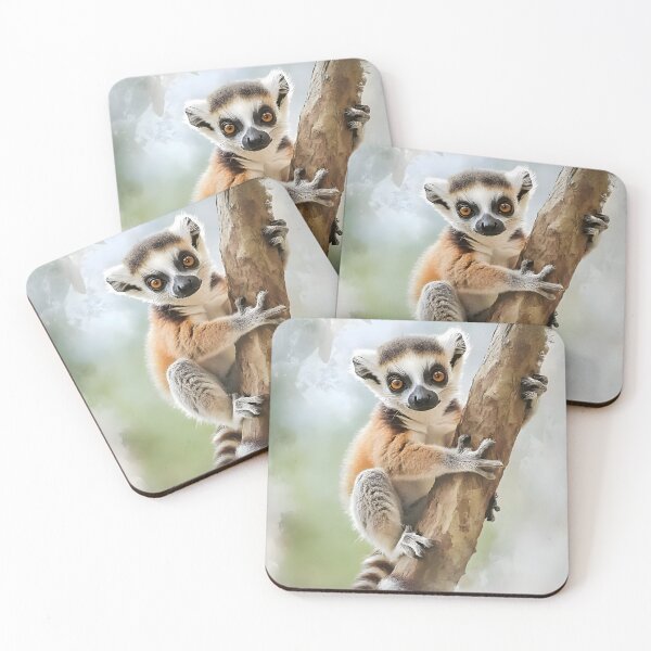 Item preview, "Ring-tailed lemur" designed and sold by coastalaiartanddesigns.