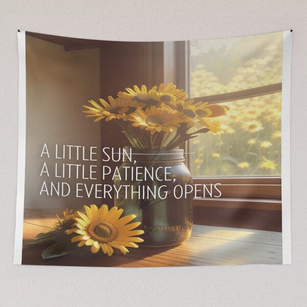 Item preview, Inspirational Sunflower Art designed and sold by BeautifulVirtues.