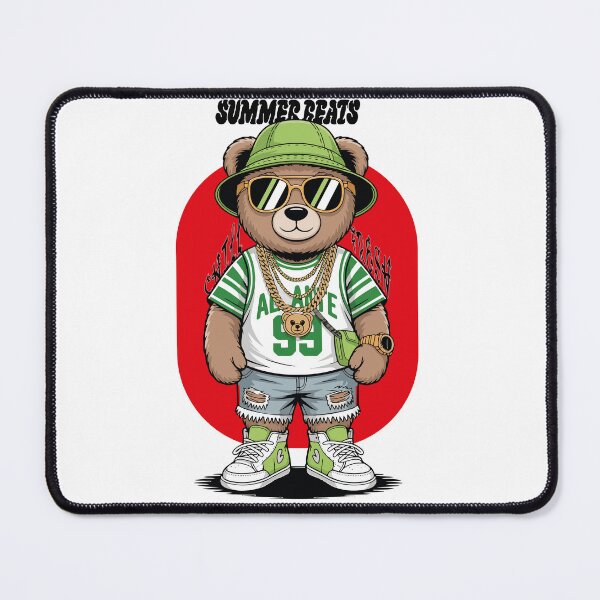 Item preview, Cool Urban Bear Summer Beats Streetwear designed and sold by BestChoiceService.
