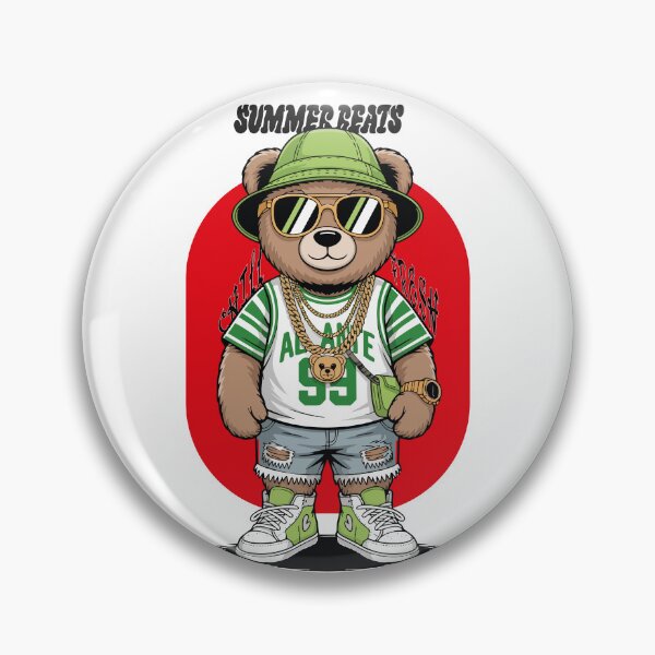 Item preview, Cool Urban Bear Summer Beats Streetwear designed and sold by BestChoiceService.