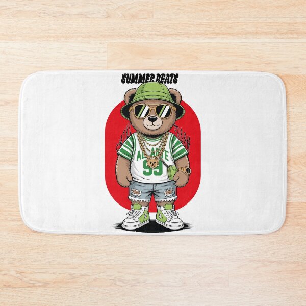 Item preview, Cool Urban Bear Summer Beats Streetwear designed and sold by BestChoiceService.