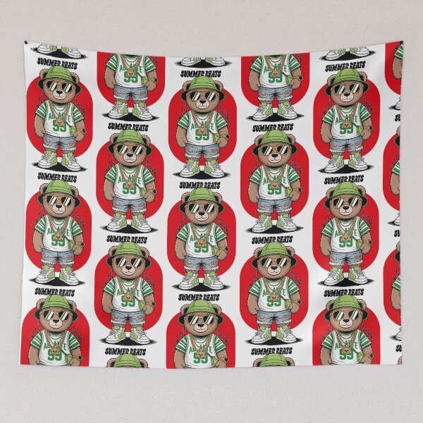 Item preview, Cool Urban Bear Summer Beats Streetwear designed and sold by BestChoiceService.