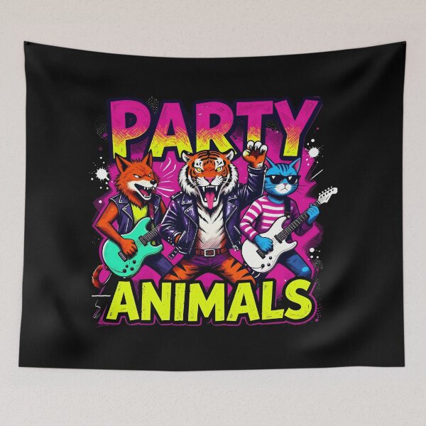 Item preview, animal party designed and sold by Uglyandcute.