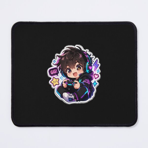 Item preview, Gamer Boy Sticker ?? | Cute Gaming Cartoon designed and sold by Sidra digital art 8277237.