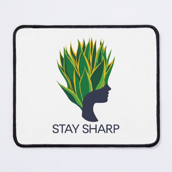 Item preview, Stay Sharp - Nature Mindset Flat Illustration designed and sold by Heidelberg89.