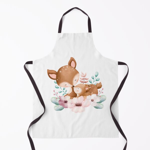 Item preview, Easter Mom and Baby Deer Flower Wreath - Adorable Spring Fawn Gift designed and sold by FuzionRaptor.