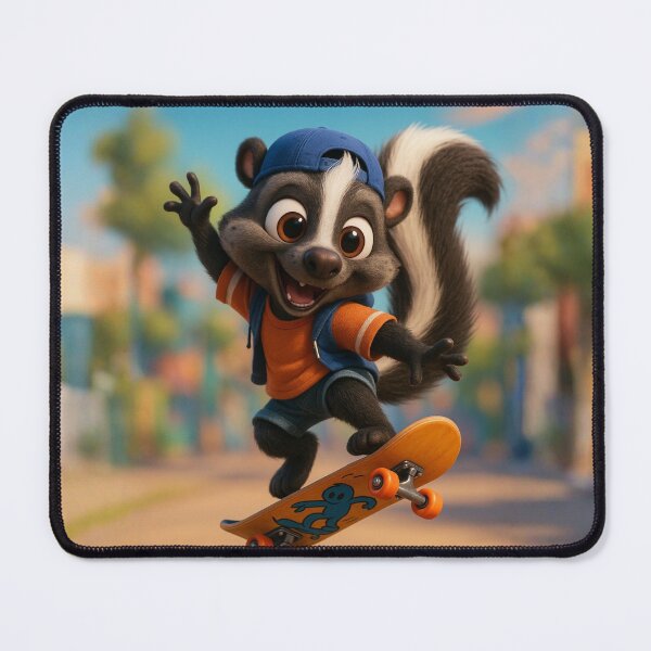Item preview, Skater Skunk designed and sold by Sillytoe.