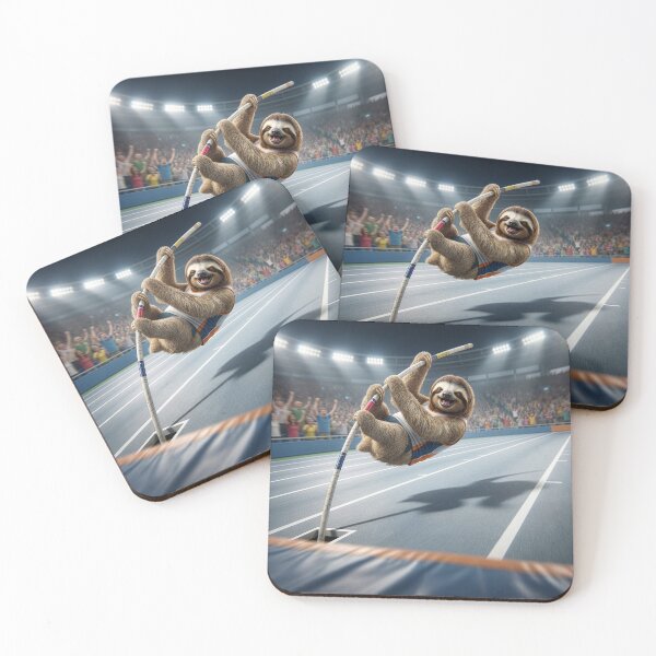 Item preview, Sloth Pole Vaulter Knows What He's Doing  designed and sold by Tridentulus.