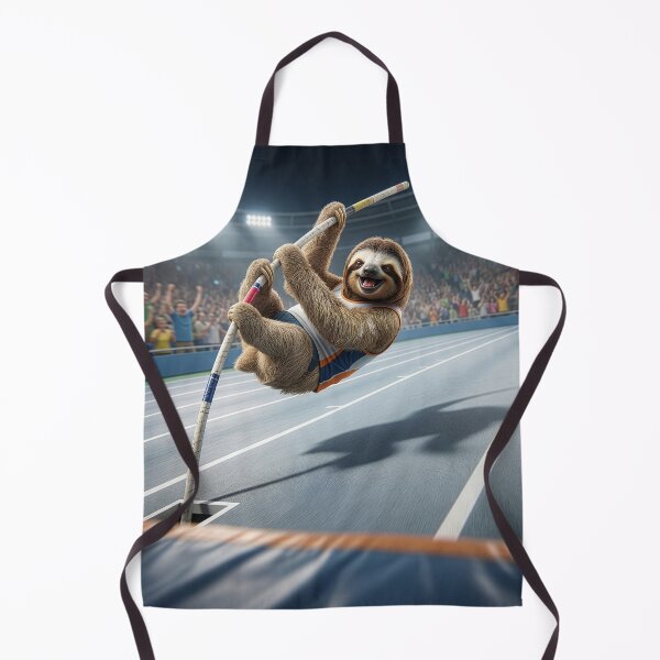 Item preview, Sloth Pole Vaulter Knows What He's Doing designed and sold by Tridentulus.