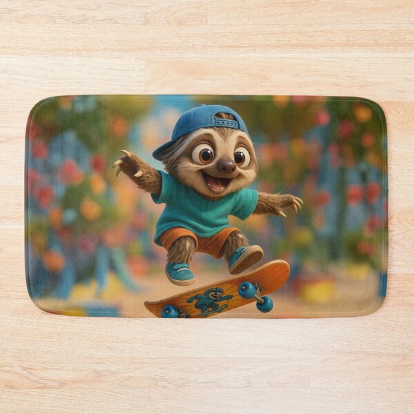 Item preview, Skater Sloth designed and sold by Sillytoe.