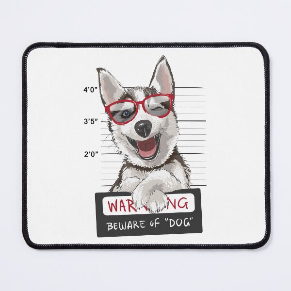 Item preview, Funny Dog Warning Sign designed and sold by MKDSN.