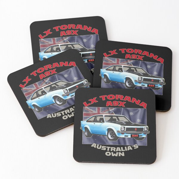 Item preview, Blue LX Torana A9X Hatchback Australian Muscle Car Art, Holden Torana A9X Classic Car Poster, Aussie Bathurst Legend Car Artwork, Vintage Australian Performance Car Illustration designed and sold by Michael van der Hoorn.