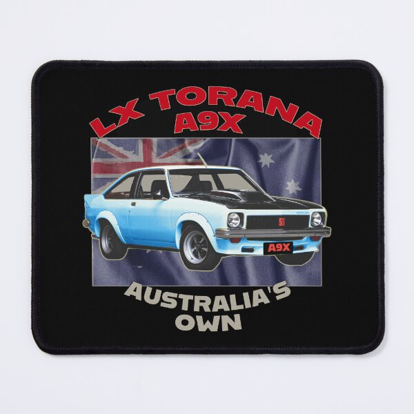 Item preview, Blue LX Torana A9X Hatchback Australian Muscle Car Art, Holden Torana A9X Classic Car Poster, Aussie Bathurst Legend Car Artwork, Vintage Australian Performance Car Illustration designed and sold by Michael van der Hoorn.