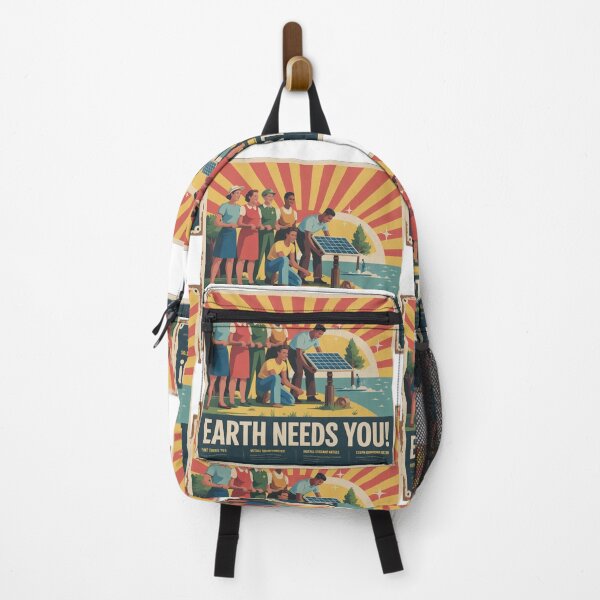 Item preview, Vintage Environmental Propaganda Poster - Earth Needs You designed and sold by Common-Standard.