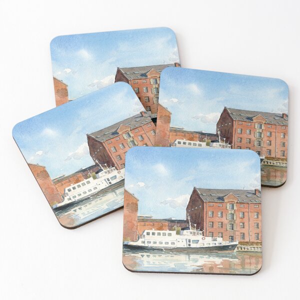 Item preview, Copenhagen Waterfront: Classic Watercolor Canal View designed and sold by Gene Lvov.