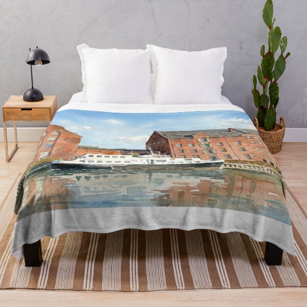 Item preview, Copenhagen Waterfront: Classic Watercolor Canal View designed and sold by Gene Lvov.