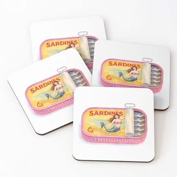 Item preview, Sardine Tin Print designed and sold by This Is Fine.