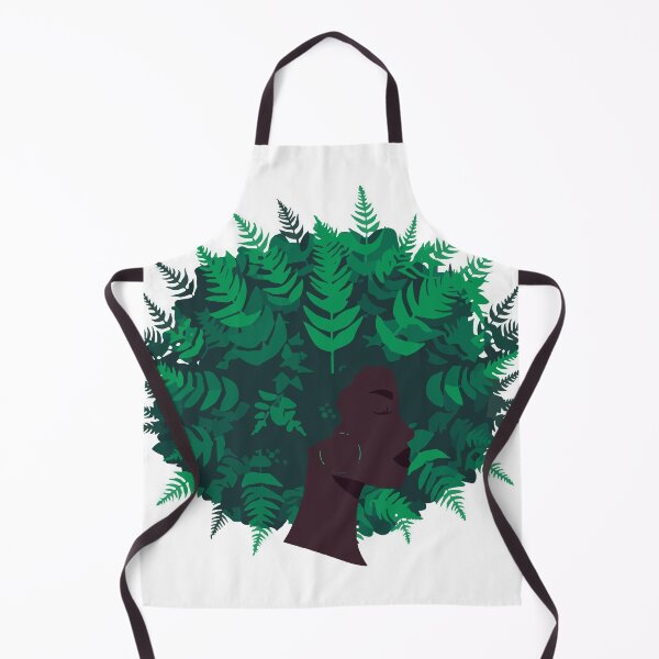 Item preview, Fernly Obsessed - Botanical Afro Queen Illustration designed and sold by Heidelberg89.