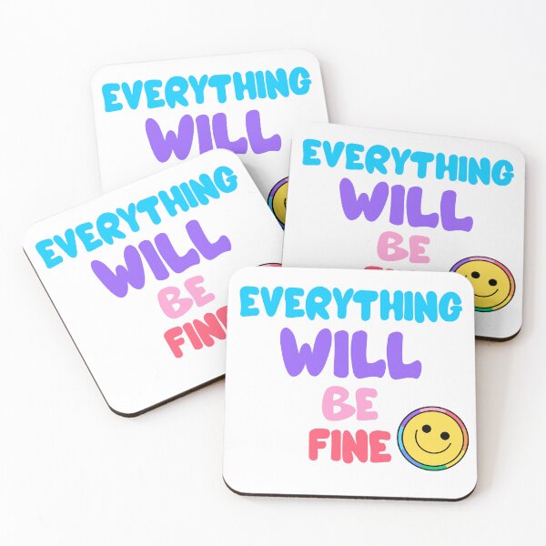 Item preview, Positive Quote Shirt – Everything Will Be Fine designed and sold by GenesixDesign.