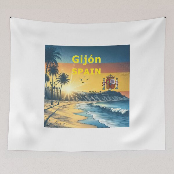 Item preview, Evening sunset in Gijón Spain.    designed and sold by Gunnar Hermansen.