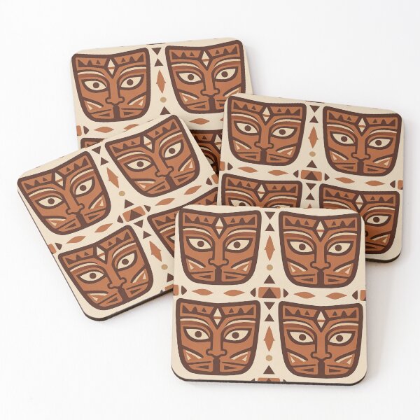 Item preview, Tiki pattern designed and sold by T's&such.
