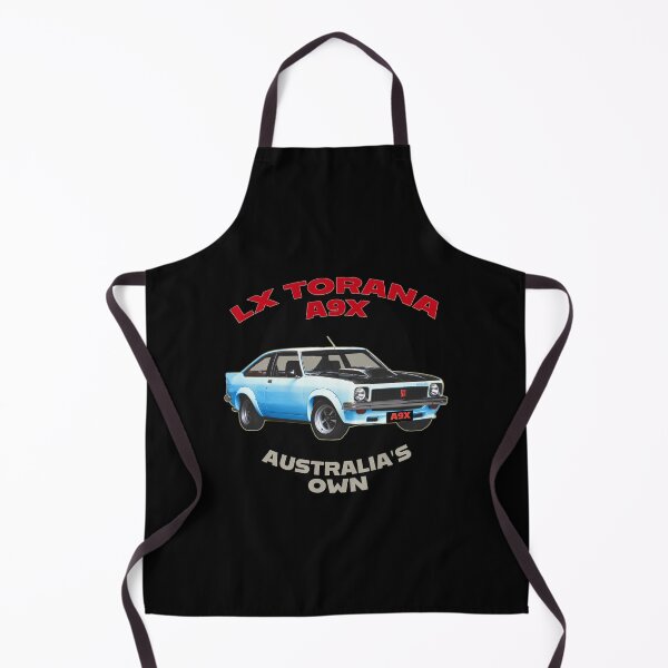 Item preview, LX Torana A9X Hatchback Blue Australian Muscle Car Art, Holden Torana A9X Classic Car Illustration, Bathurst Legend Vintage Aussie Performance Car Artwork Clean Design designed and sold by Michael van der Hoorn.