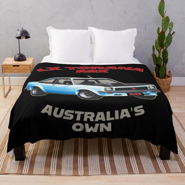 Item preview, LX Torana A9X Hatchback Blue Australian Muscle Car Art, Holden Torana A9X Classic Car Illustration, Bathurst Legend Vintage Aussie Performance Car Artwork Clean Design designed and sold by Michael van der Hoorn.