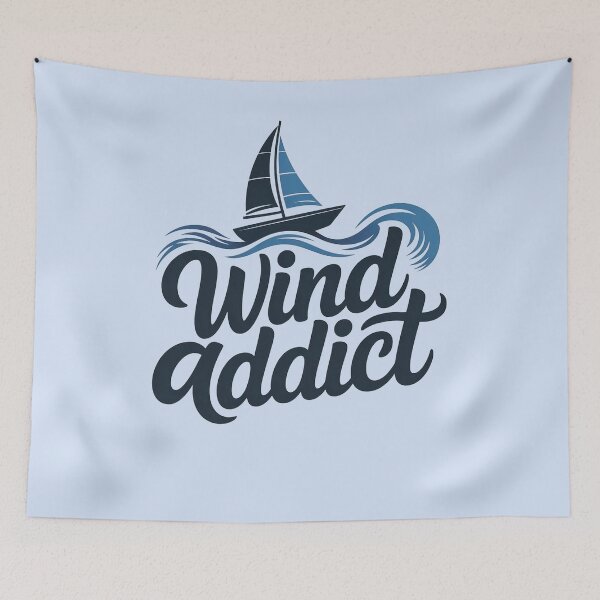 Item preview, Wind Addict Sailboat Ocean Adventure designed and sold by WikaKowalczyk.