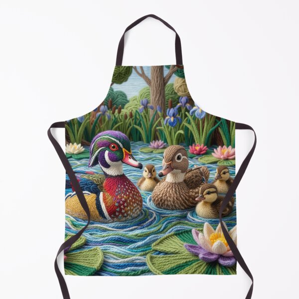 Item preview, Yarn Wood Ducks in Yarn Woodland Pond designed and sold by Tridentulus.