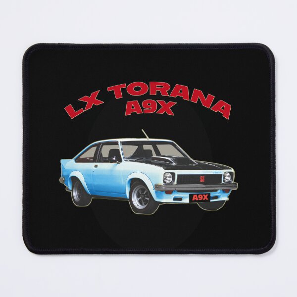 Item preview, LX Torana A9X Hatchback Blue Australian Muscle Car Art, Holden Torana A9X Classic Car Illustration, Bathurst Legend Vintage Aussie Performance Car Artwork Clean Design designed and sold by Michael van der Hoorn.