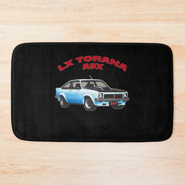 Item preview, LX Torana A9X Hatchback Blue Australian Muscle Car Art, Holden Torana A9X Classic Car Illustration, Bathurst Legend Vintage Aussie Performance Car Artwork Clean Design designed and sold by Michael van der Hoorn.