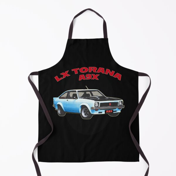 Item preview, LX Torana A9X Hatchback Blue Australian Muscle Car Art, Holden Torana A9X Classic Car Illustration, Bathurst Legend Vintage Aussie Performance Car Artwork Clean Design designed and sold by Michael van der Hoorn.