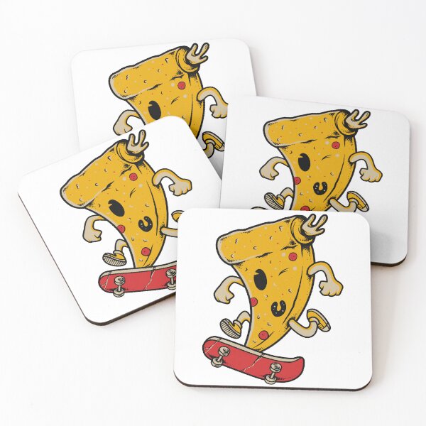 Item preview, Funny Skateboarding Pizza designed and sold by MKDSN.