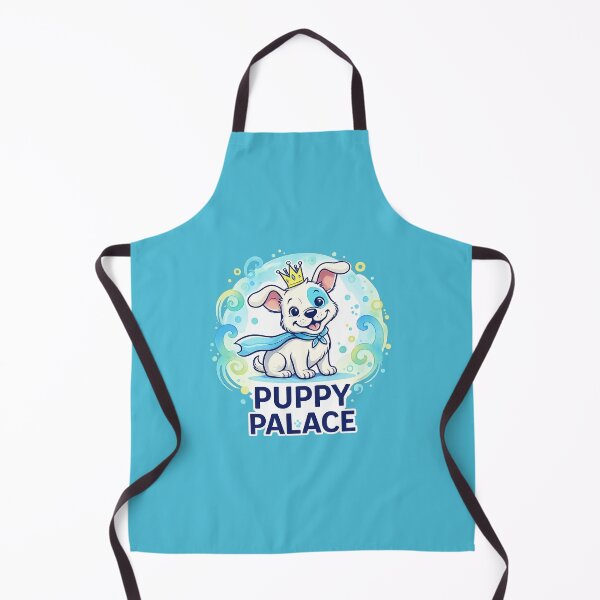 Item preview, Cute Royal Puppy Palace Cartoon Dog Logo Design designed and sold by StickyDelights.