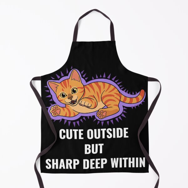 Item preview, Cute But Sharp Ginger Kitten - Funny Playful Cat Aesthetic designed and sold by AdriqnArt.
