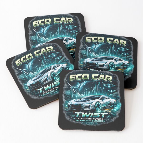 Item preview, Eco Car Electric Future – Futuristic Sustainable Racing Design designed and sold by darkan1.