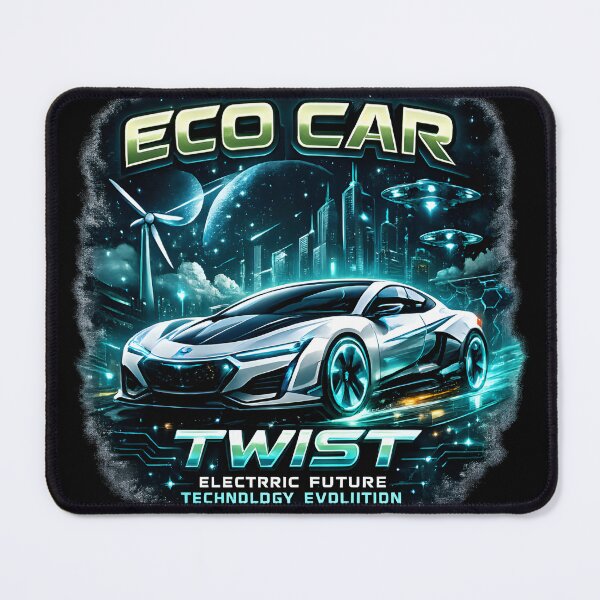 Item preview, Eco Car Electric Future – Futuristic Sustainable Racing Design designed and sold by darkan1.