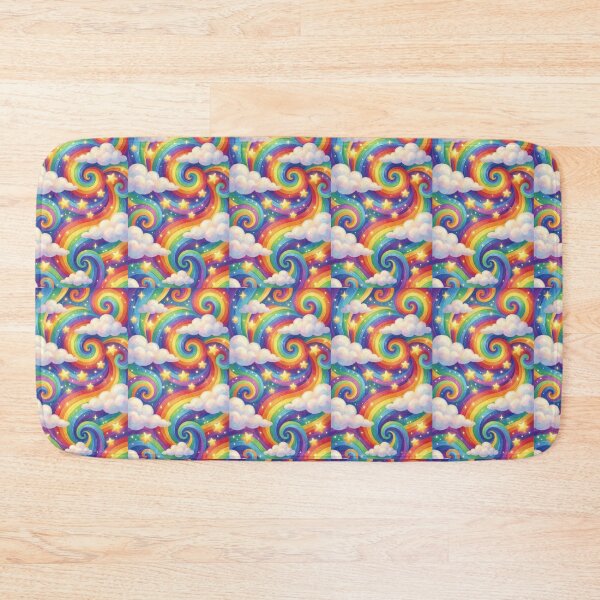 Item preview, Colourful background with rainbows and stars designed and sold by carlsmart1.