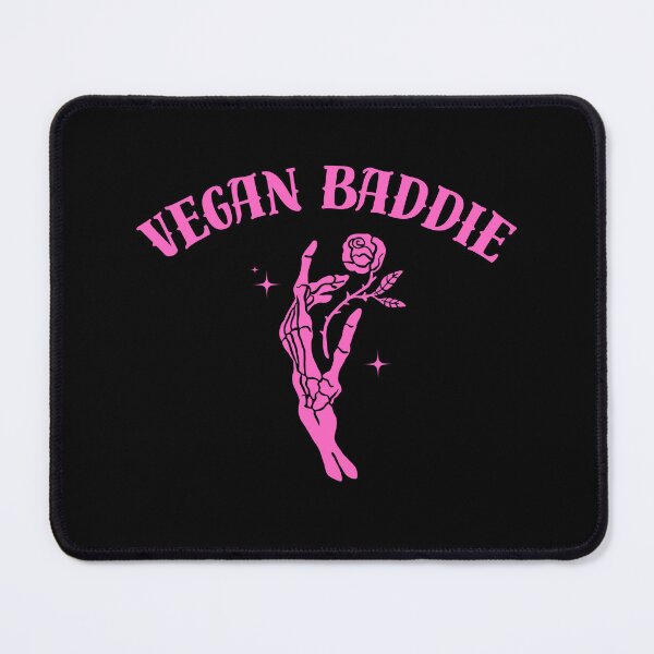 Item preview, Vegan Baddie (skeleton hand and rose - pink) designed and sold by piscesmoon22.