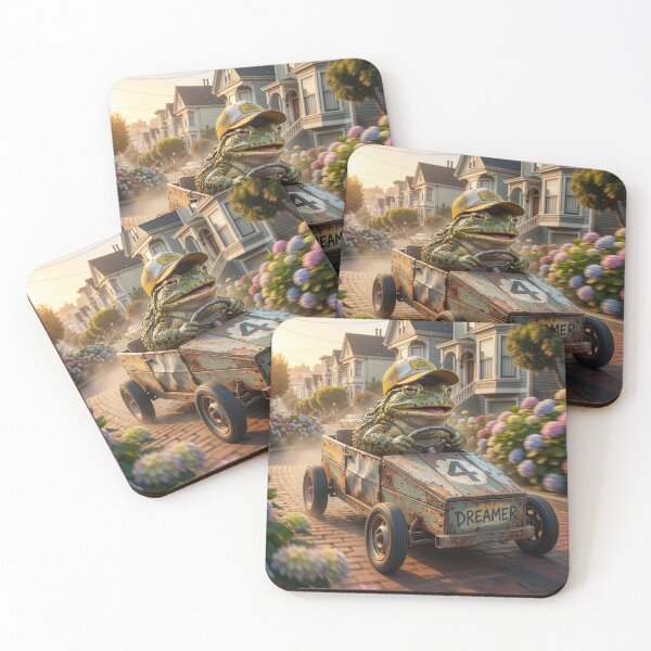Item preview, Frog Barrels Down Lombard Street in Soapbox Car designed and sold by Tridentulus.