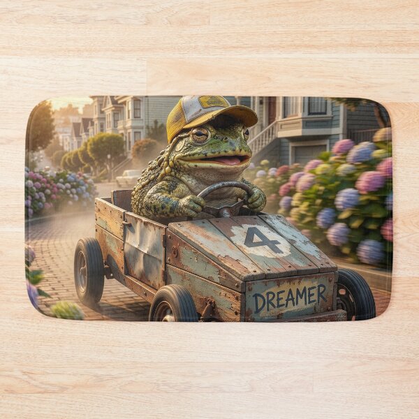 Item preview, Frog Barrels Down Lombard Street in Soapbox Car designed and sold by Tridentulus.
