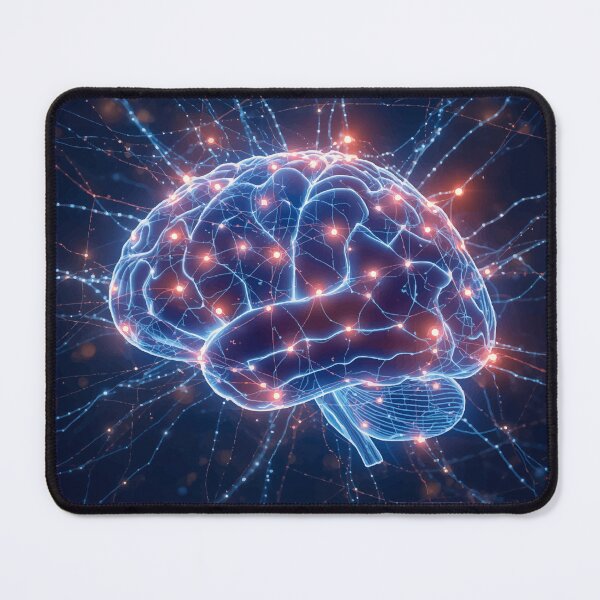 Item preview, Quantum Consciousness - Glowing AI Neural Brain designed and sold by Heidelberg89.